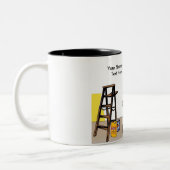 Aangepaste schilder - Mannelijke Cartoon Tweekleurige Koffiemok (Links)