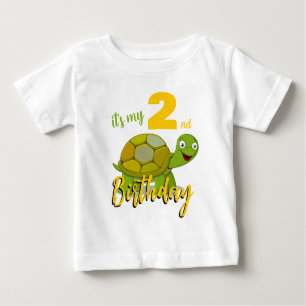 Aangepaste schildpad op T-shirt