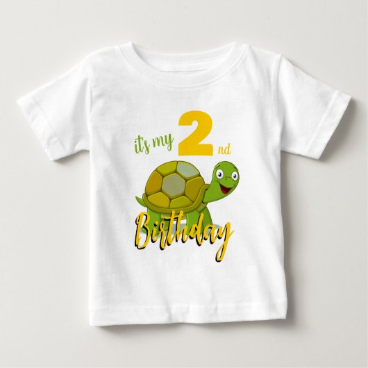 Aangepaste schildpad op T-shirt (Voorkant)