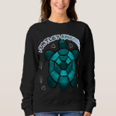 Aangepaste Schildpad Schattig Grappig Cadeau Trui (Voorkant)