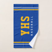 Aangepaste School Beginletters Honkbal Team Sporte Handdoek (Handdoek)
