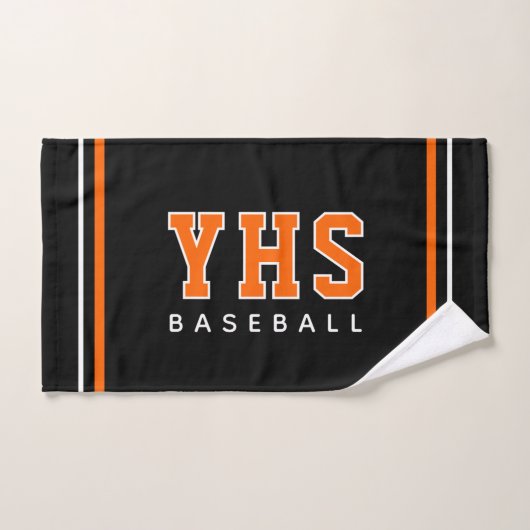 Aangepaste School Beginletters Honkbal Team Sporte Handdoek (Handdoek)
