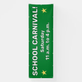 Aangepaste School Carnaval Banner (Verticaal)