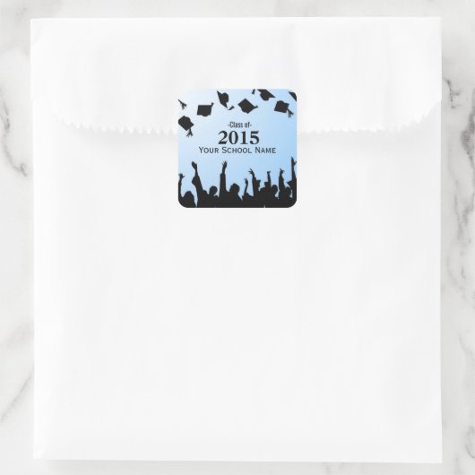 Aangepaste school en Afstuderen Stickers (Tas)