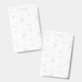 Aangepaste school- en evenementen plastic naamkaar badge (Voor- en achterkant)