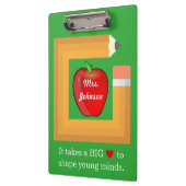 Aangepaste school leraar citaat gepersonaliseerde  klembord (Links)