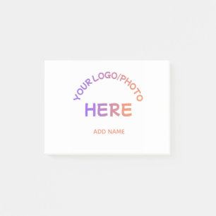 Aangepaste school logotekst Post-it-notities Post-it® Notes