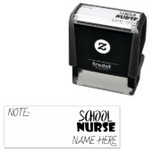 Aangepaste school Verpleegster Stempel/Pass Zelfinktende Stempel (In situ)