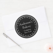 Aangepaste schoolbord bedrijfsstickers ronde sticker (Envelop)