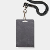 Aangepaste schoolbord naam datum VIP-toegangskaart Badge (Achterkant met lanyard)
