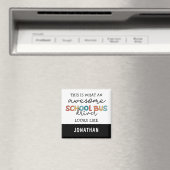 Aangepaste schoolbuswaardering Funny Gift Magneet (Insitu (Vaatwasser))