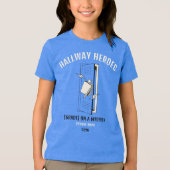 Aangepaste schoolhelden in de gang Tri-Blend shirt (Voorkant)