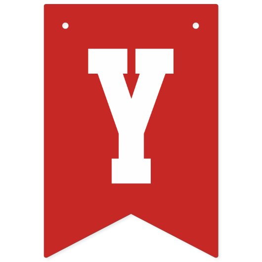 Aangepaste schoolkleuren die je hebt gediplomeerd  vlaggetjes (Tweede vlag)