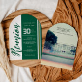 Aangepaste schoolkleuren | klassenreünie kaart