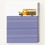 Aangepaste schoollaptop voor schoolbusstrips notitieboek (Achterkant)