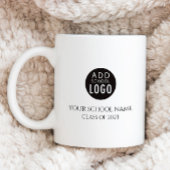 Aangepaste schoolnaam en -Afstuderen Koffiemok