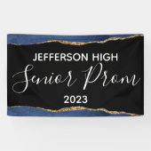 Aangepaste schoolnaam Prom Banner Entrance Elegant (Horizontaal)