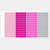 Aangepaste schoolnaam voor kinderen  labels (Vel)