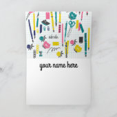 Aangepaste schoolnotities kaart (Binnen)