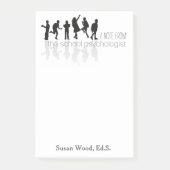 Aangepaste schoolpsycholoog Big Post-it® Note (Voorkant)