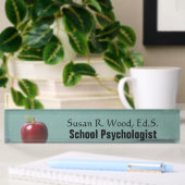 Aangepaste schoolpsycholoog Desk Name Bord Naambordje