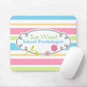 Aangepaste schoolpsycholoog opgesplitste Muismat (Met muis)