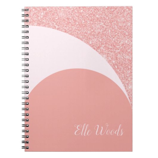 Aangepaste schoonheidswedstrijd werkboek - Rose Go Notitieboek (Voorkant)