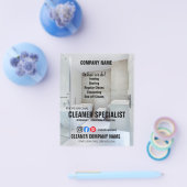 Aangepaste schoonmaakfolder – Zakelijke brievenbus Flyer (Enkel)