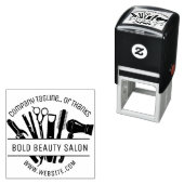 Aangepaste schoonzalon Tools Hair Stylist Hartelij Zelfinktende Stempel (In situ)