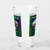 Aangepaste Schotse Armstrong Clan Gilnockie Painti Glas (Links)