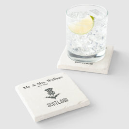 Aangepaste Schotse Onderzetter voor bruiloft, Verl