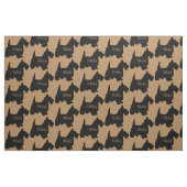 Aangepaste Schotse Terrier Dog Fabric Stof (Fat Quarter)