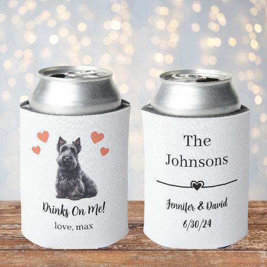 Aangepaste Schotse Terrier Pet Wedding Koelbox Blikjeskoeler