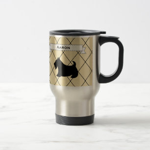 Aangepaste Schotse Terrier Travel Coffee Mug Gift Reisbeker