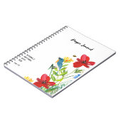 AANGEPASTE Schrift vers Luke 1:37 - Gebedsjournaal Notitieboek (Linkerzijde)