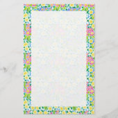 Aangepaste schrijfbenodigdheden, laptop, primroze briefpapier (Voorkant)