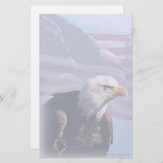 Aangepaste schrijfbenodigdheden voor Amerikaanse B Briefpapier (Voorkant / Achterkant)