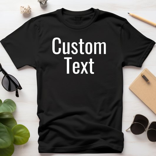 Aangepaste schrijfoptie Afdrukken Gepersonaliseerd T-shirt