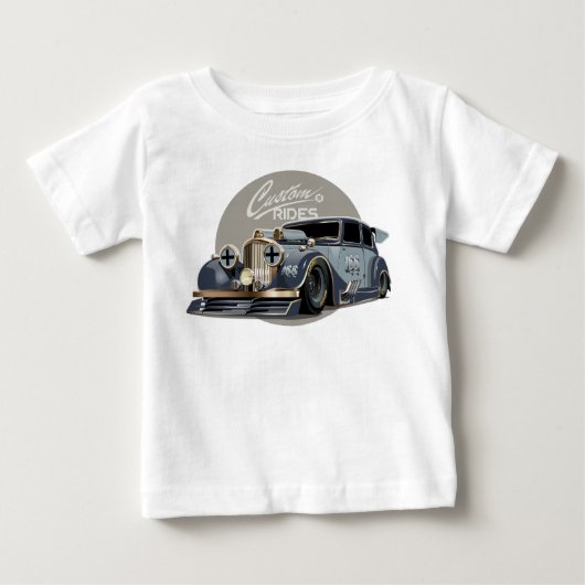 Aangepaste sci-fi retro raceauto (Voorkant)