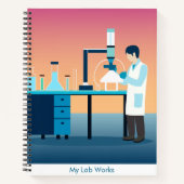 Aangepaste Science Lab Student Notitieboek (Voorkant)