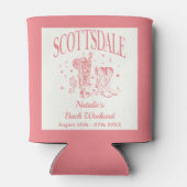 Aangepaste Scottsdale vrijgezellenfeest bruidsmeis Blikjeskoeler (Achterkant)