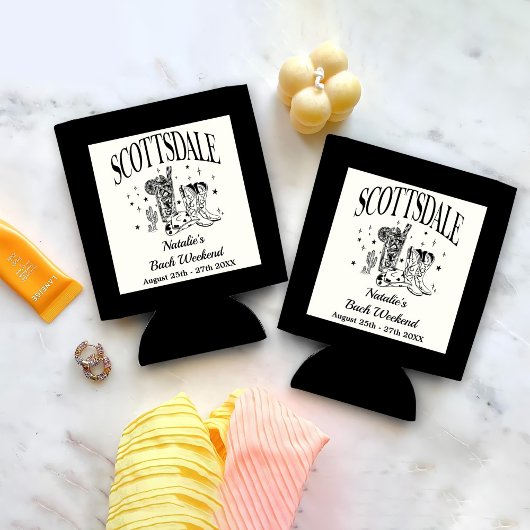 Aangepaste Scottsdale vrijgezellenfeest bruidsmeis Blikjeskoeler