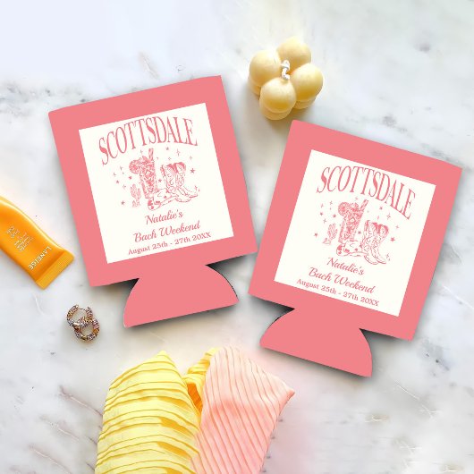 Aangepaste Scottsdale vrijgezellenfeest bruidsmeis Blikjeskoeler