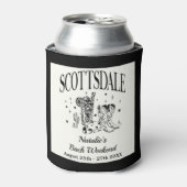 Aangepaste Scottsdale vrijgezellenfeest bruidsmeis Blikjeskoeler (Blikje Voorkant)