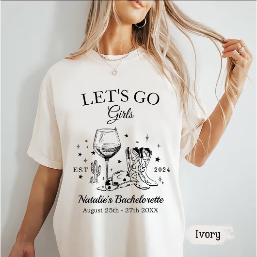 Aangepaste Scottsdale vrijgezellenfeest Let's Go G T-shirt