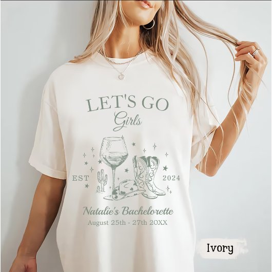 Aangepaste Scottsdale vrijgezellenfeest Let's Go G T-shirt