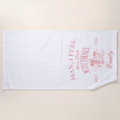 Aangepaste Scottsdale vrijgezellenfeest moderne st Strandlaken (Voorkant)