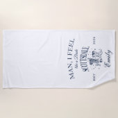 Aangepaste Scottsdale vrijgezellenfeest moderne st Strandlaken (Voorkant)