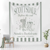 Aangepaste Scottsdale vrijgezellenfeest voor de sl Wandkleed