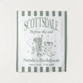 Aangepaste Scottsdale vrijgezellenfeest voor de sl Wandkleed (Voorkant)